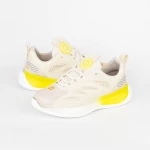 Herren Sportschuhe T200 weiß gelb Mei