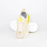 Herren Sportschuhe T200 weiß gelb Mei