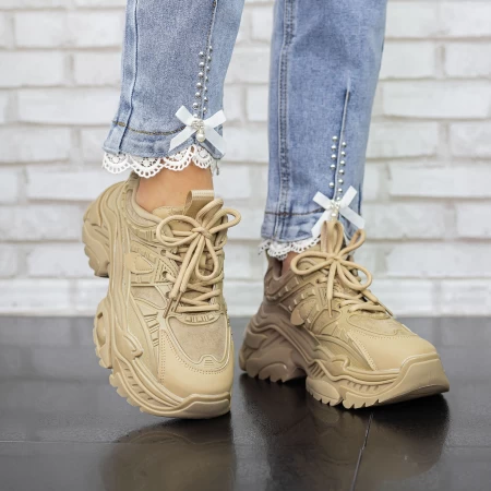 Frauen Sportschuhe M18 Beige Mei