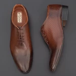 Männer pb026 braune Schuhe Elion