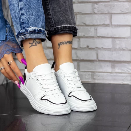 Frauen Sportschuhe 952 Weißschwarz Mode