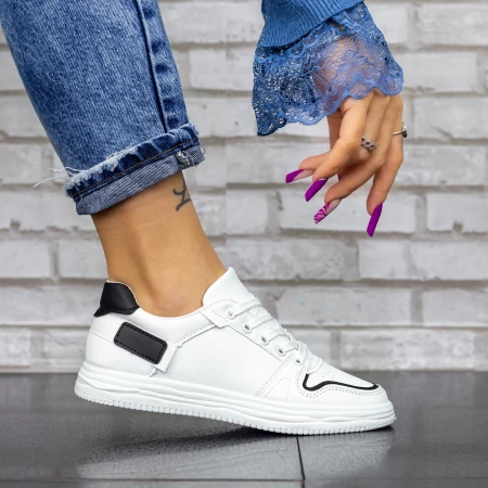 Frauen Sportschuhe 952 Weißschwarz Mode