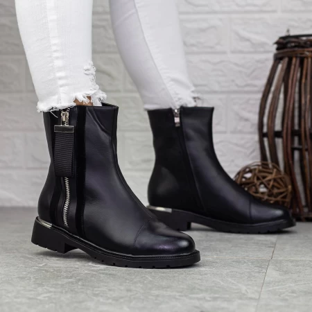 ZP1901 Schwarze Stiefel Mei