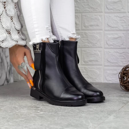 ZP1901 Schwarze Stiefel Mei