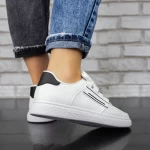 Frauen Sportschuhe 2m7 Weiß und Schwarz Mei