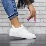 Frauen Sportschuhe 2m7 Weiß und Silber Mei