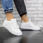 Frauen Sportschuhe 2m7 Weiß und Silber Mei