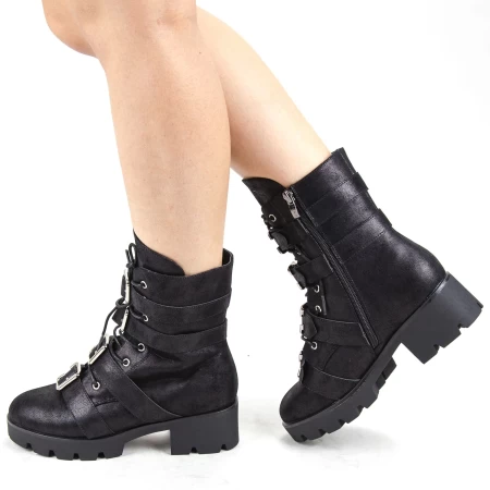 ZP1931A Schwarze Stiefel Mei