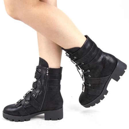 ZP1931A Schwarze Stiefel Mei