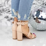 Sandalen mit dicker Ferse xkk535a Beige | Mei