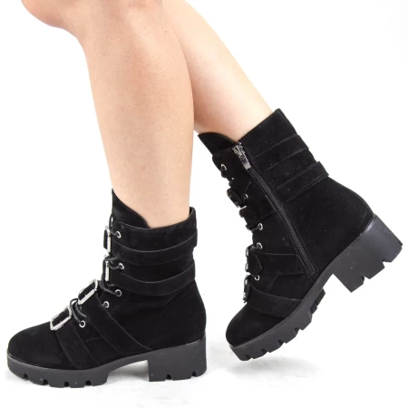 ZP1931B Schwarze Stiefel Mei