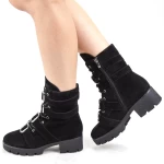 ZP1931B Schwarze Stiefel Mei