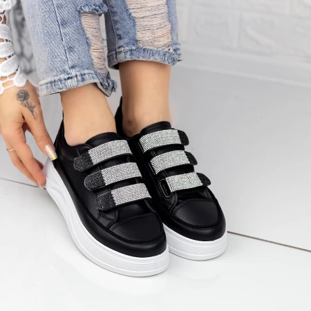 Frauen Sportschuhe 2m8 Schwarz-Weiß Mei