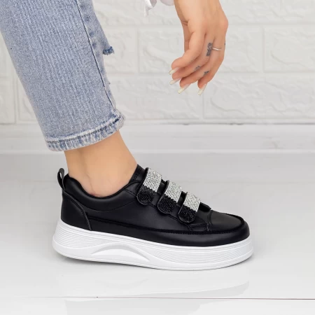Frauen Sportschuhe 2m8 Schwarz-Weiß Mei