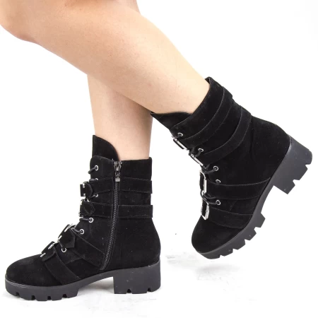 ZP1931B Schwarze Stiefel Mei