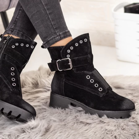 ZP1961 Schwarze Stiefel Mei