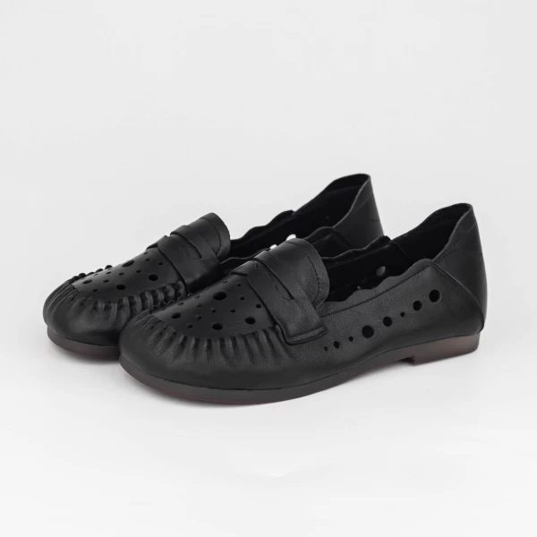 Frauenschuhe jeden Tag 8120 Schwarz Gebildet