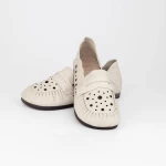 Frauenschuhe jeden Tag 8120 Creme Gebildet