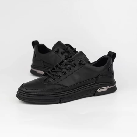 Herren Sportschuhe 7662 Schwarz | Franco Gerardo