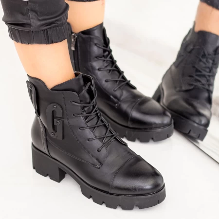 ZP1928 Schwarze Stiefel Mei