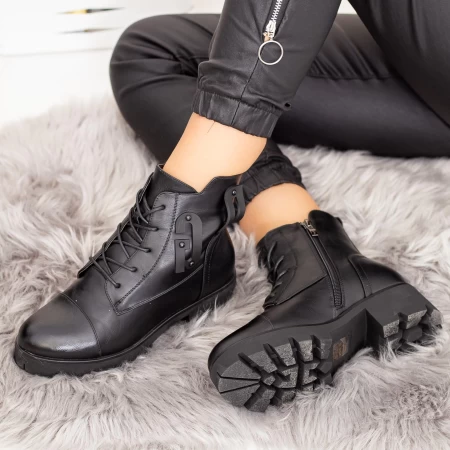 ZP1928 Schwarze Stiefel Mei