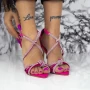 Sandalen mit einem dünnen Absatz 2ZB8 Pink Mei
