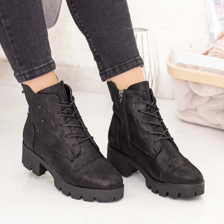 ZP1928A Schwarze Stiefel Mei