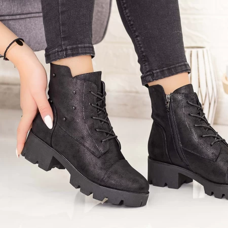 ZP1928A Schwarze Stiefel Mei
