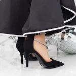 Szpilki 2xkk81 Black | Mei