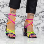 Sandalen mit dicken Absätzen 2xkk116 Multicolored | Mei