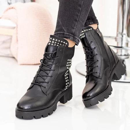 ZP1926 Schwarze Stiefel Mei