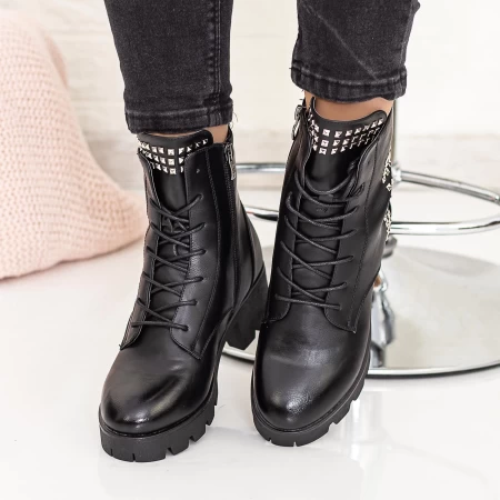 ZP1926 Schwarze Stiefel Mei