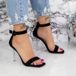 Sandalen mit einem dünnen Absatz 2BD26 Black | Mei