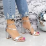 Sandalen mit dicken Absätzen 2xkk12 Silber Mei