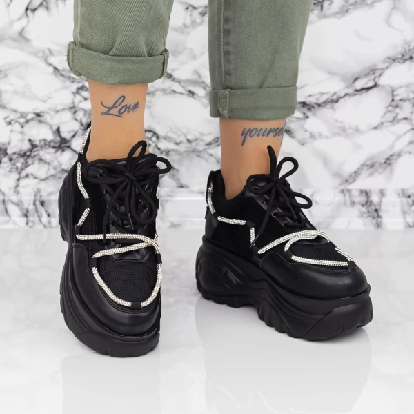 Sportschuhe auf der 2WL92 -Plattform schwarz | Mei