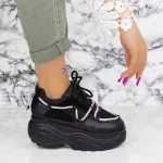 Sportschuhe auf der 2WL92 -Plattform schwarz | Mei