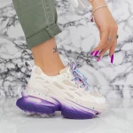 Sportschuhe auf der 2D3 Beige -Plattform Mei