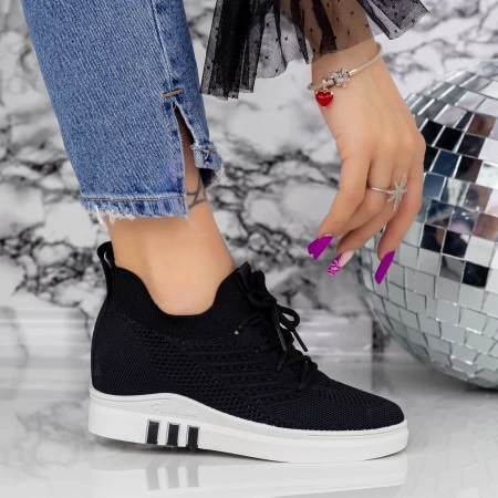 Sportschuhe auf der 2KDN6 -Plattform schwarz | Mei