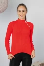 Frauen Sweatshirt 1005 rot ADROM