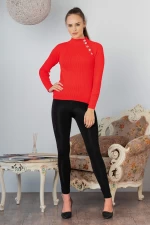 Frauen Sweatshirt 1005 rot ADROM