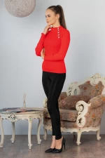 Frauen Sweatshirt 1005 rot ADROM