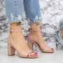Sandalen mit dicken Absätzen 2RG16 Beige | Mei