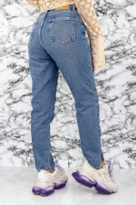 Frauen Jeans 1455-2 Blau Mode