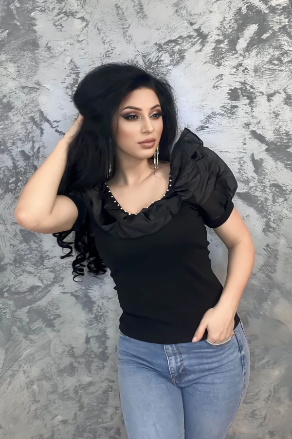 Frauen t -Shirt NG23127 Schwarz | Anita Roberto