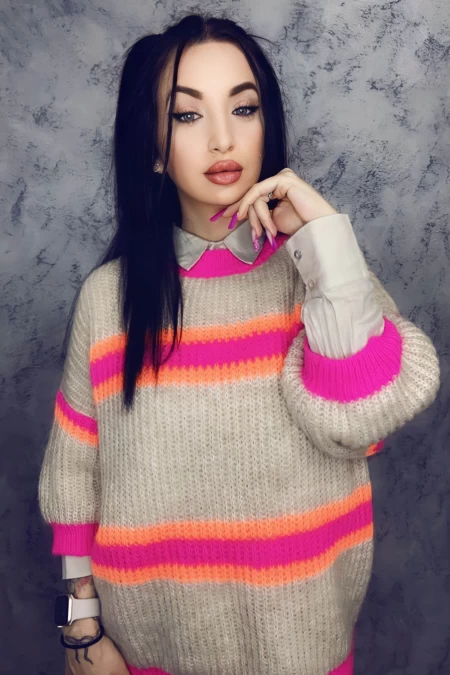 Frauenpullover 6127-2 Multicolored Anita Roberto