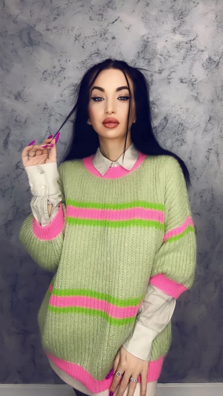Frauenpullover 6127-4 Multicolored | Anita Roberto