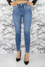Frauen Jeans 50947 Blau Mode