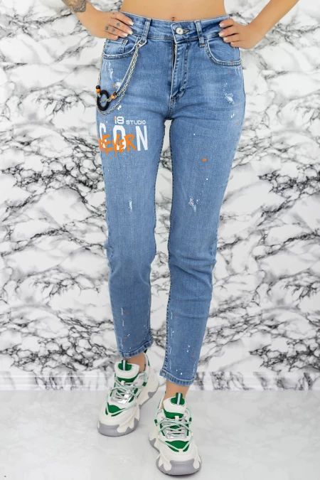 Frauen Jeans 50928 Blau Mode