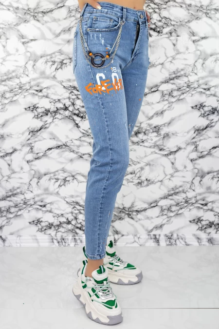 Frauen Jeans 50928 Blau Mode