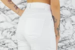 Frauen Jeans KS001-1 Weiß Mode